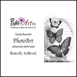 PhotoArtFX using Photoshop - Butterfly ArtBrush