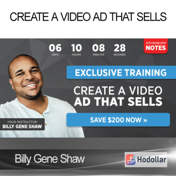 Billy Gene Shaw - Create A Video Ad That Sells