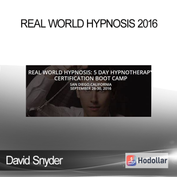 David Snyder - Real World Hypnosis 2016