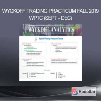 Wyckoff Trading Practicum Fall 2019 WPTC (Sept - Dec)