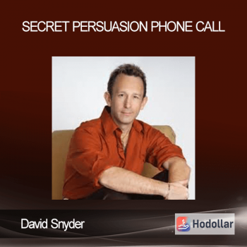 David Snyder - Secret Persuasion Phone Call