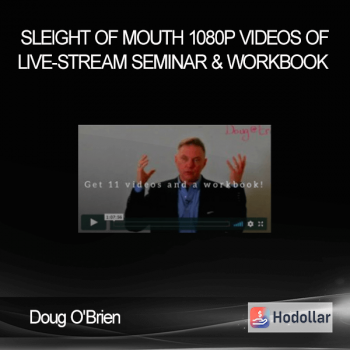 Doug O'Brien - Sleight of Mouth - 1080p Videos of Live-Stream Seminar & Workbook