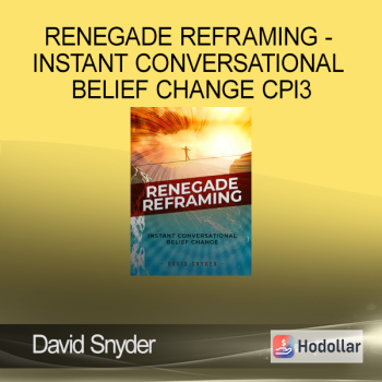 David Snyder - Renegade Reframing - Instant Conversational Belief Change CPI3