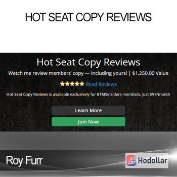 Roy Furr - Hot Seat Copy Reviews