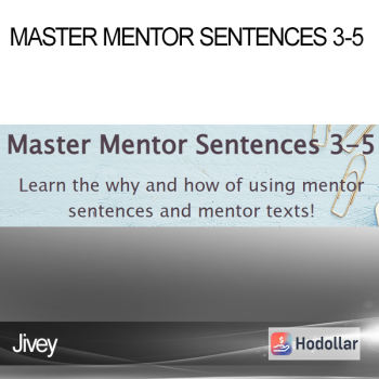 Jivey - Master Mentor Sentences 3-5