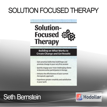 Seth Bernstein - Solution Focused Therapy: Building on What Works to Create Change and Get Results