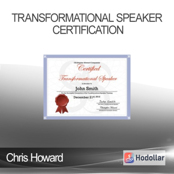 Chris Howard - Transformational Speaker Certification