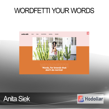 Anita Siek - Wordfetti Your Words