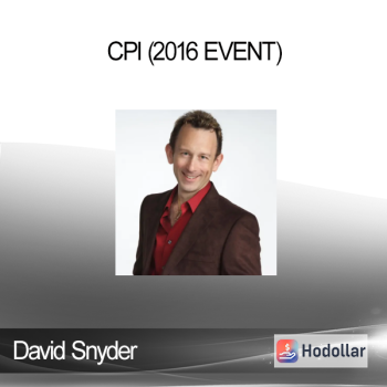 David Snyder - Cpi (2016 event)