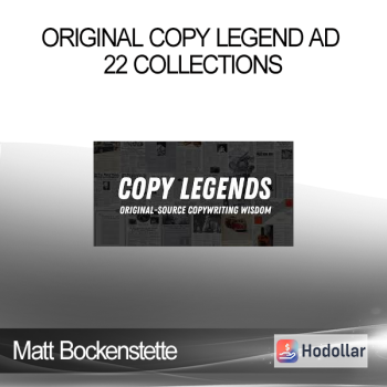 Matt Bockenstette - Original Copy Legend Ad 22 Collections