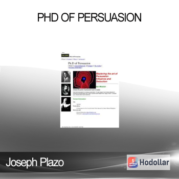 Joseph Plazo - PhD Of Persuasion