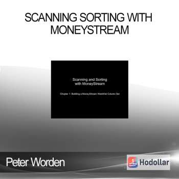 Peter Worden - Scanning Sorting with MoneyStream