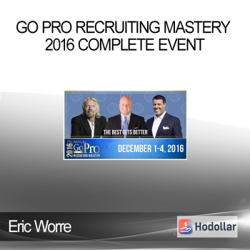 Eric Worre - Go Pro Recruiting Mastery 2016 Complete Event